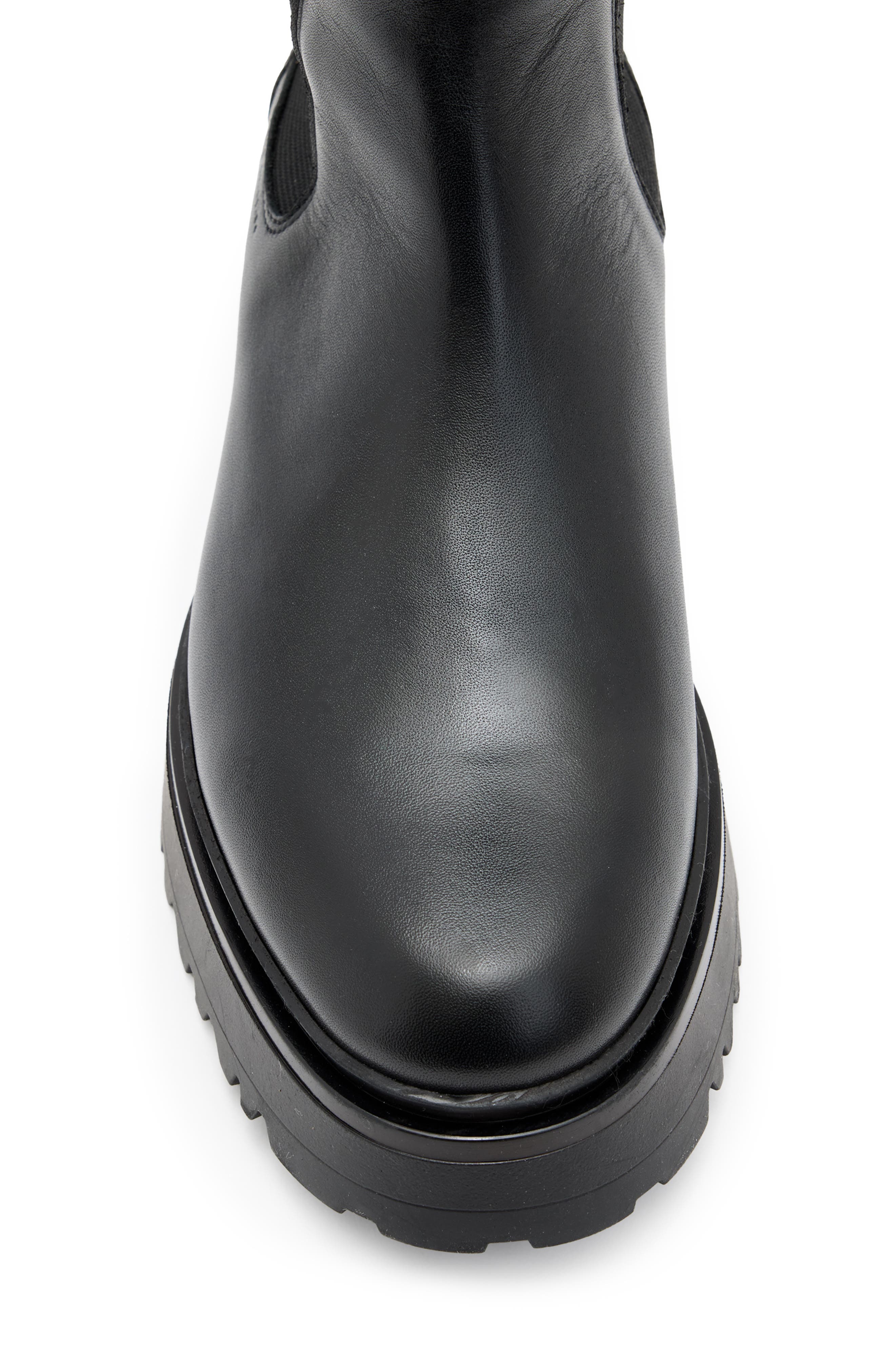 AllSaints Mona Tall Chelsea Boot, Alternate, color, 