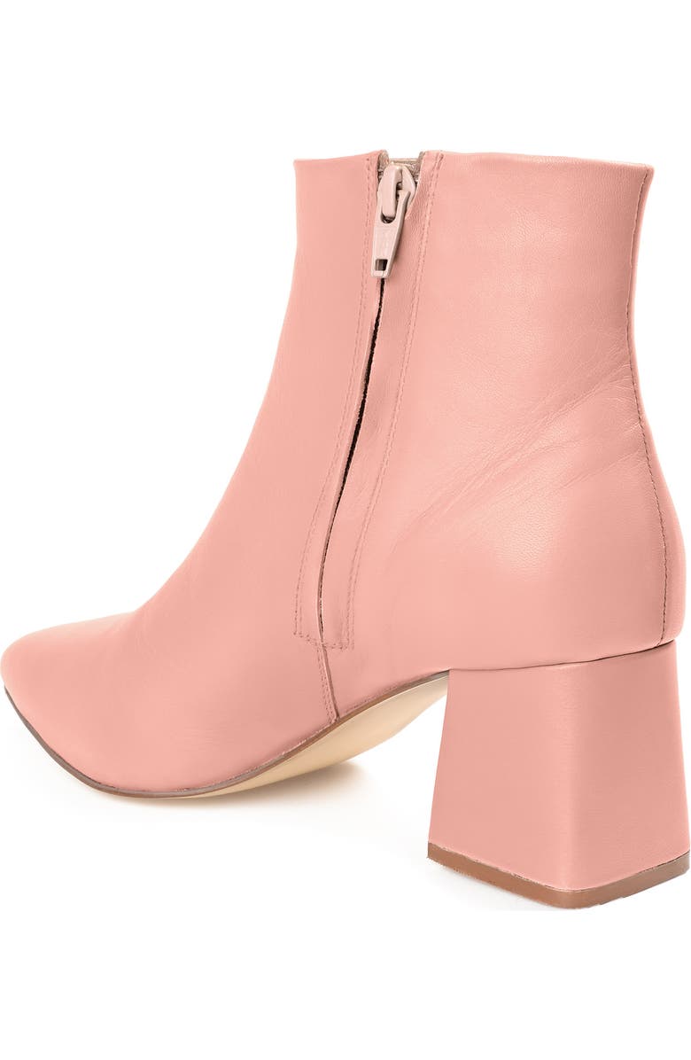Journee Signature Tabbie Pointed Toe Bootie, Alternate, color, Blush