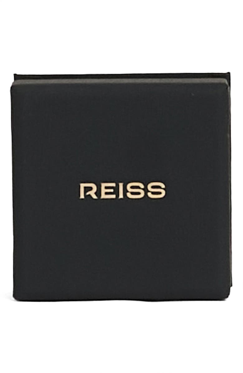 Reiss Perla Polished Teardrop Earrings, Alternate, color, Gold Tone / Burgundy