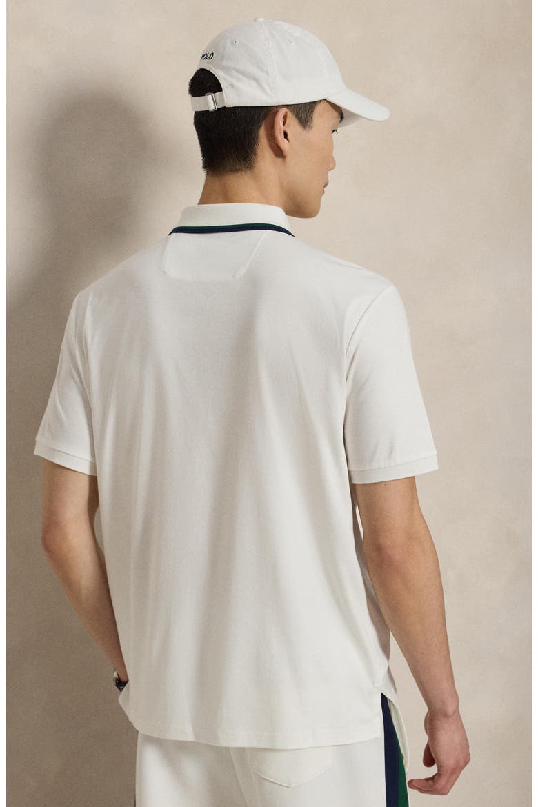 Chevron Classic Fit Polo, Alternate, color, WHITE