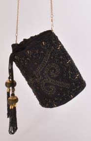 RAAS Ravina Embroidered Bucket Bag