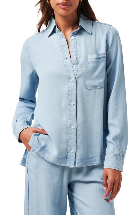 Chambray Button-Up Shirt