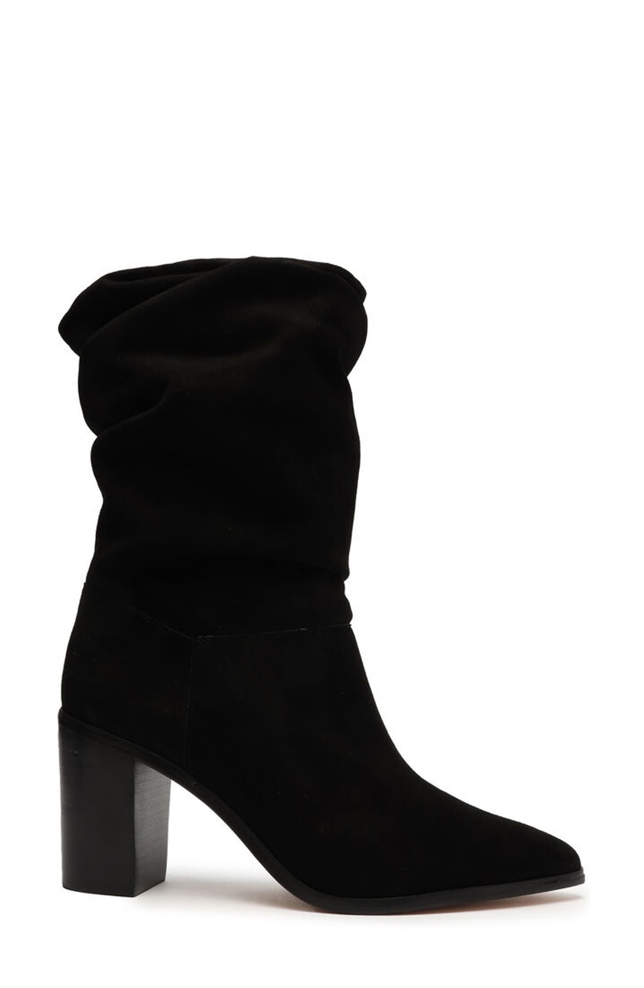 Schutz Ashlee Slouch Block Heel Boot, Alternate, color, 