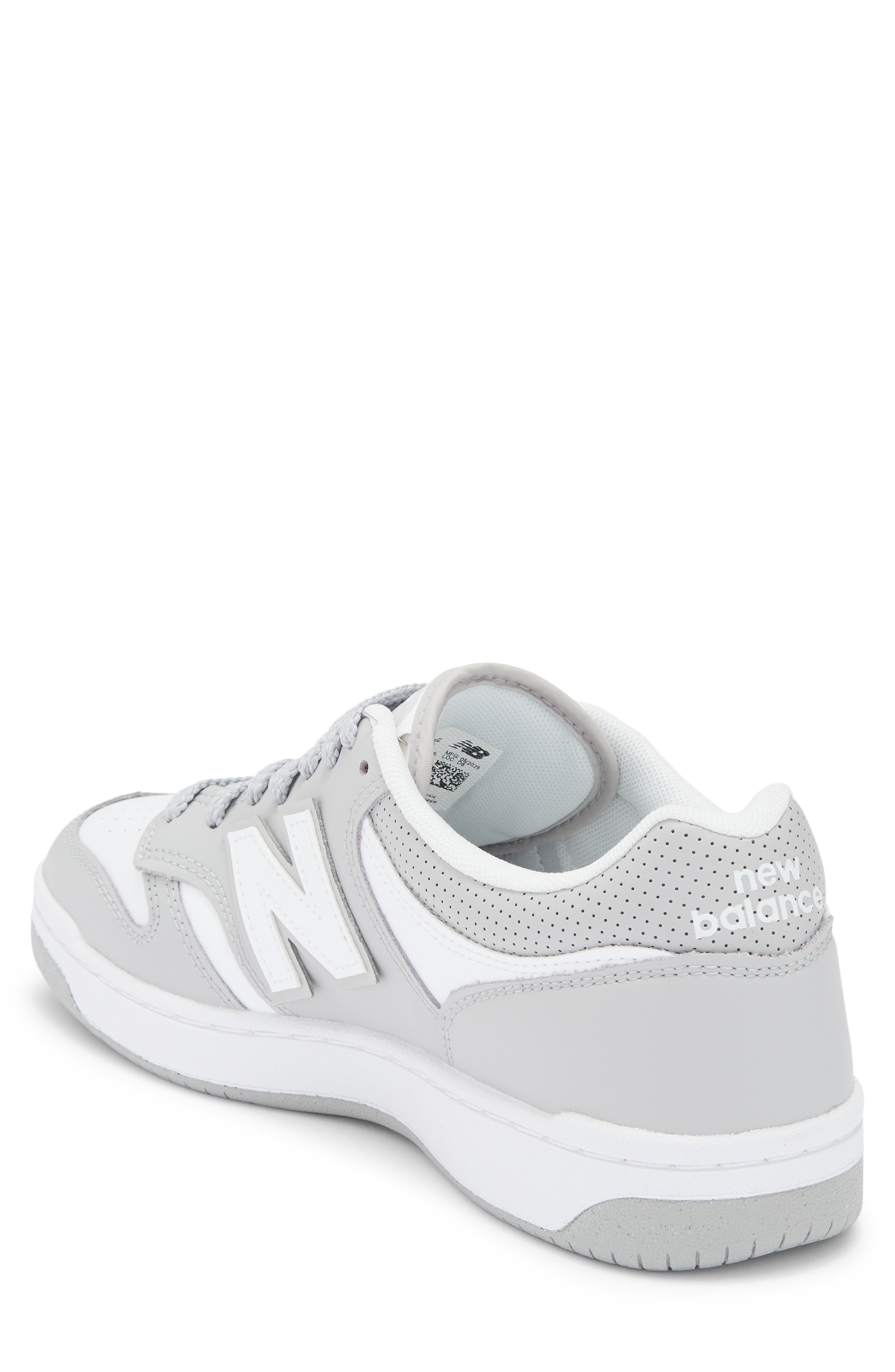 New Balance 480 Basketball Sneaker, Alternate, color, Grey/ White