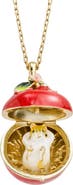 Bill Skinner Studio Apple Blossom & Mouse Locket
