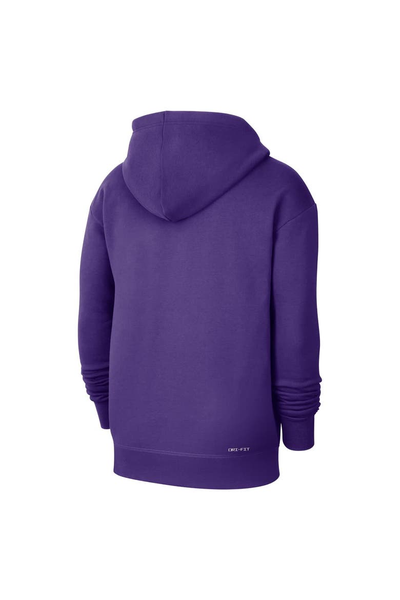 Men's Nike  Purple Los Angeles Lakers Courtside Standard Issue Premium Performance Pullover Hoodie, Alternate, color, Purple