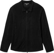 John Varvatos Pietro Organic Cotton Zip Cardigan