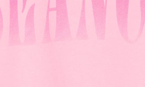 Mother The Grab Back Crop T-shirt In Pink