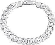DELMAR Diamond Cut Curb Chain Bracelet