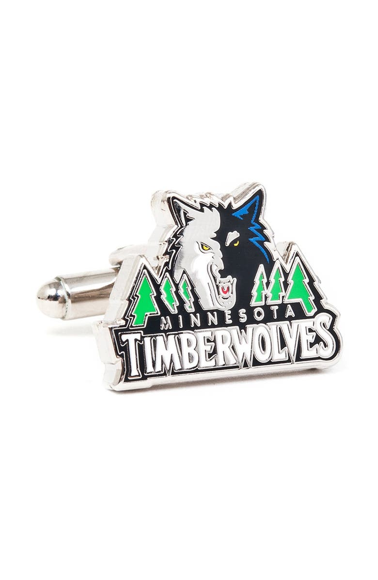 Cufflinks, Inc. NBA Minnesota Timberwolves Cuff Links, Main, color,
