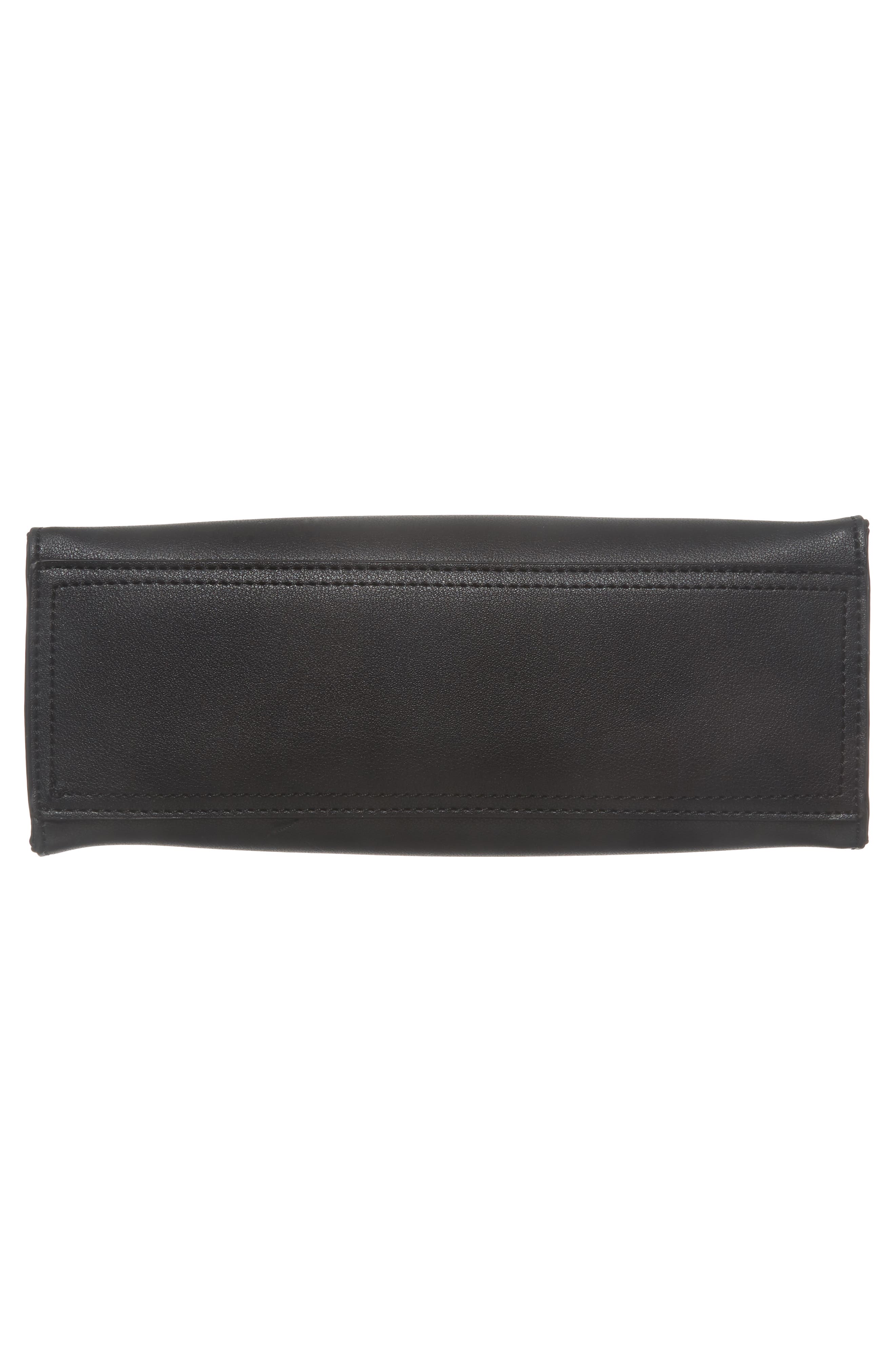 Emily Faux Leather Shoulder Bag, Alternate, color, BLACK