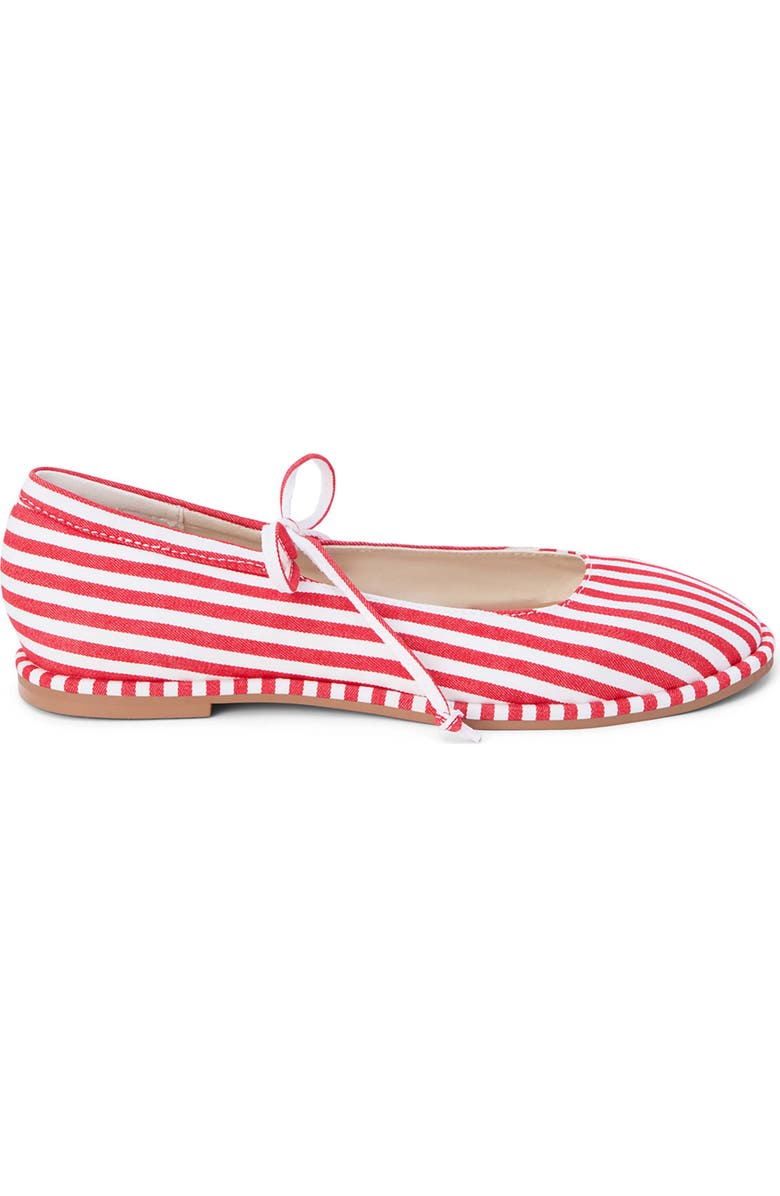 Coconuts by Matisse Gerry Ballet Flat, Alternate, color, Red Stripe