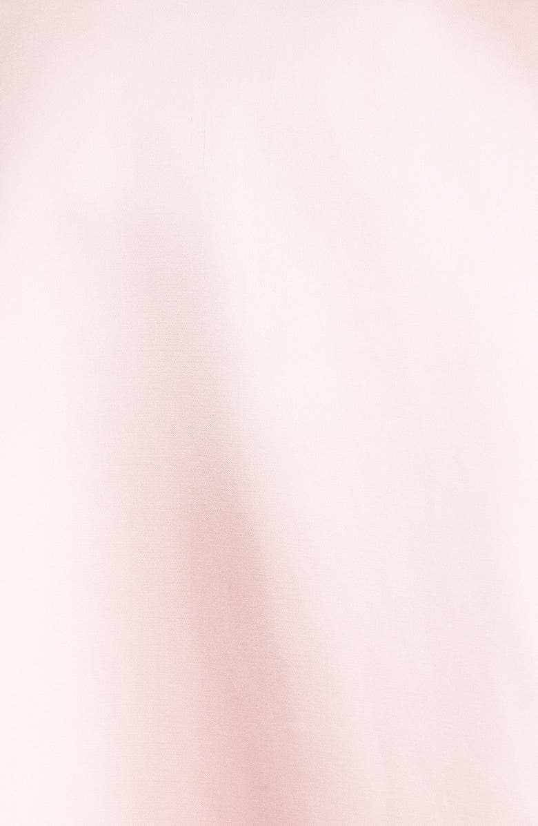 St. John Evening Bonded Duchesse Satin Opera Coat, Alternate, color, 