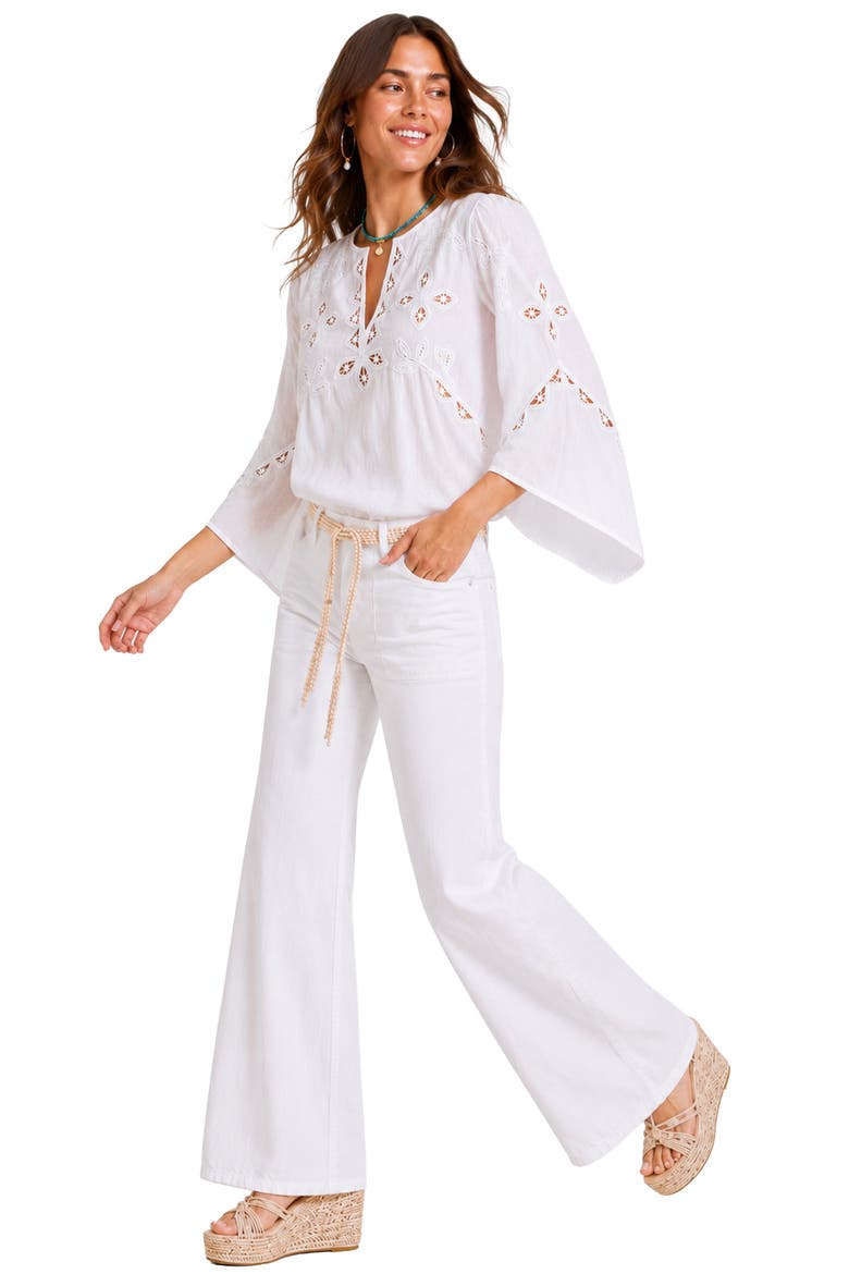 Bella Top, Alternate, color, White