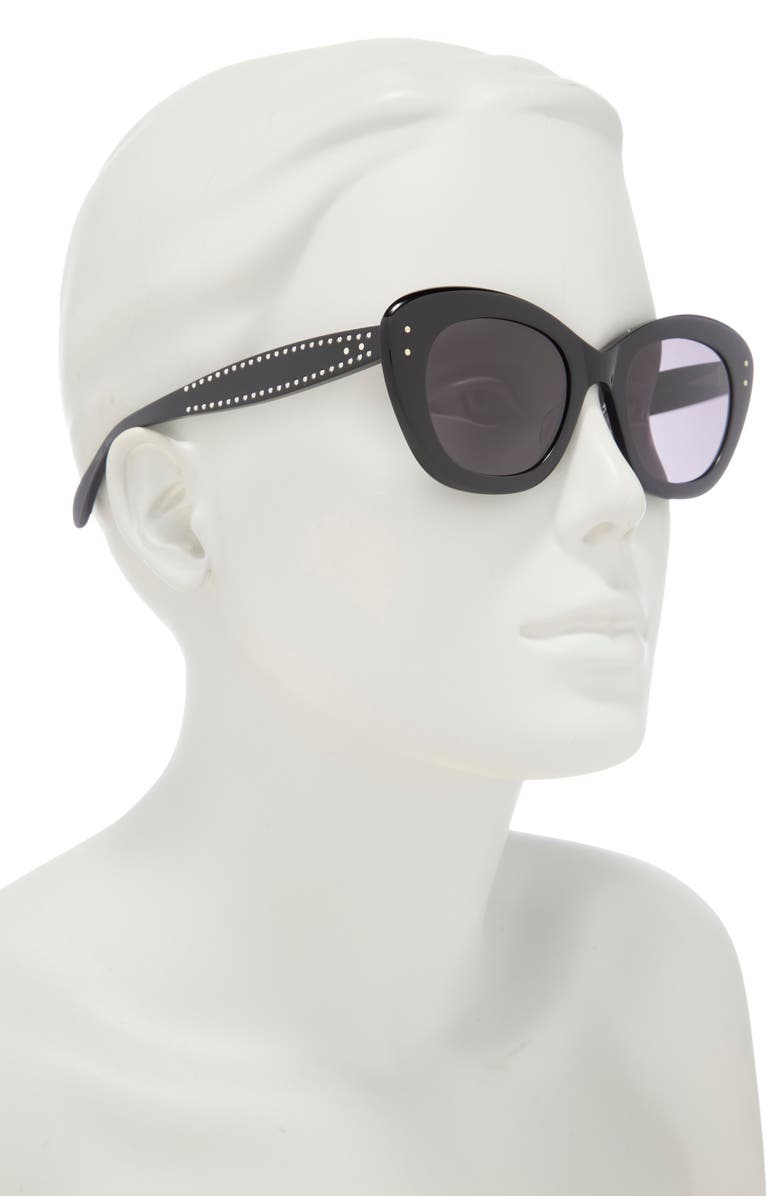 Alaïa 49mm Cat Eye Sunglasses, Alternate, color,