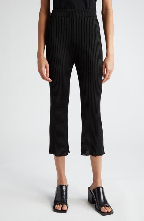 Rib Crop Pants