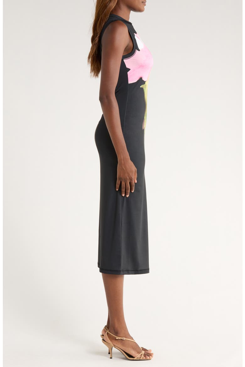 Floral Jersey Tank Dress, Alternate, color, MELTING FLOWERS