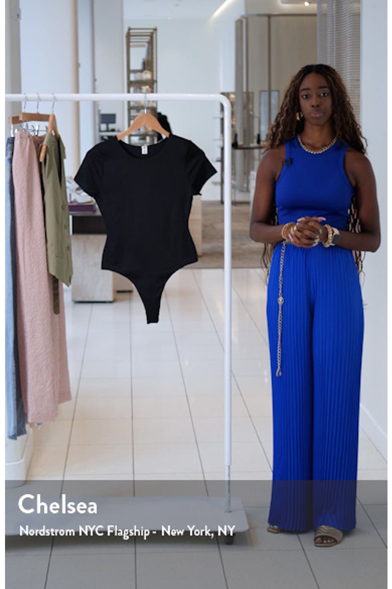 Butter Short Sleeve Rib Bodysuit video