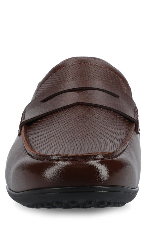 Vance Co. Vance Co Yates Penny Loafer In Mahogany