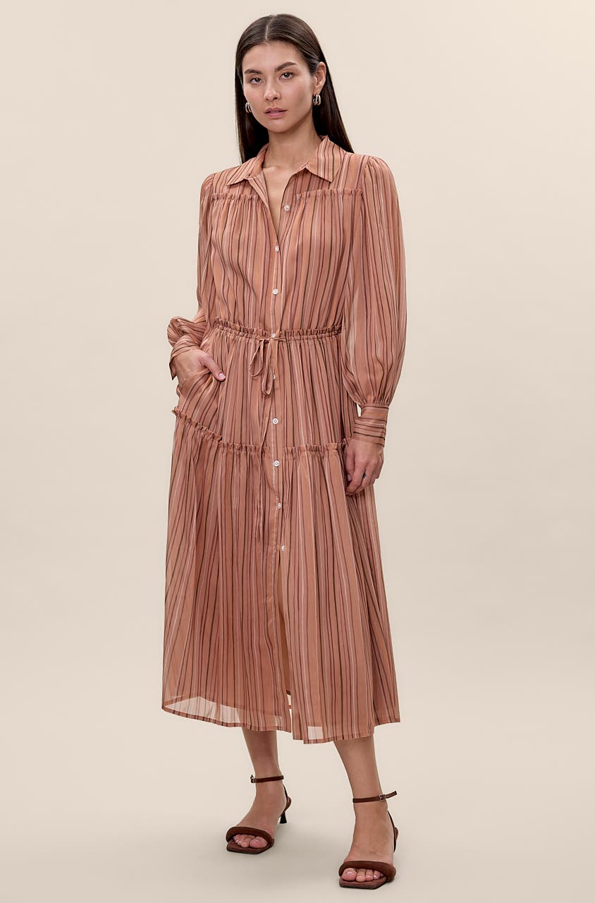 selected Persimmon Stripe Multi