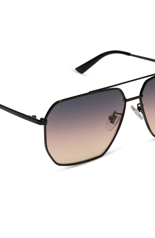 DIFF DIFF BERKELY 59MM GRADIENT NAVIGATOR SUNGLASSES 