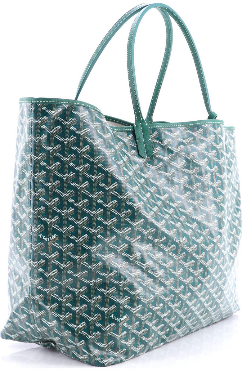 Pre-Owned Goyard Saint Louis Tote Coated Canvas GM, Alternate, color, Green