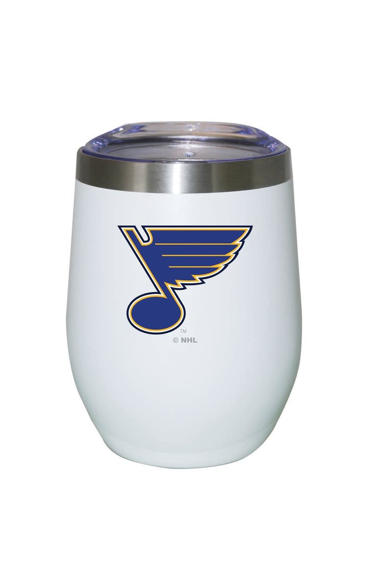 THE MEMORY COMPANY St. Louis Blues 12oz. Logo Stemless Tumbler, Main, color,