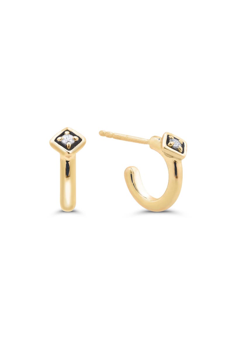 Perfectionist Hoop, Main, color, Yellow Gold