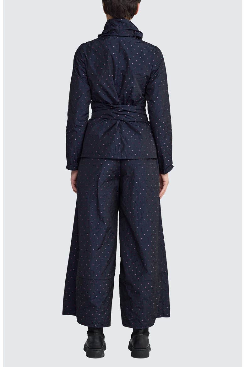 Fleura Wrap Jacket, Alternate, color, Navy