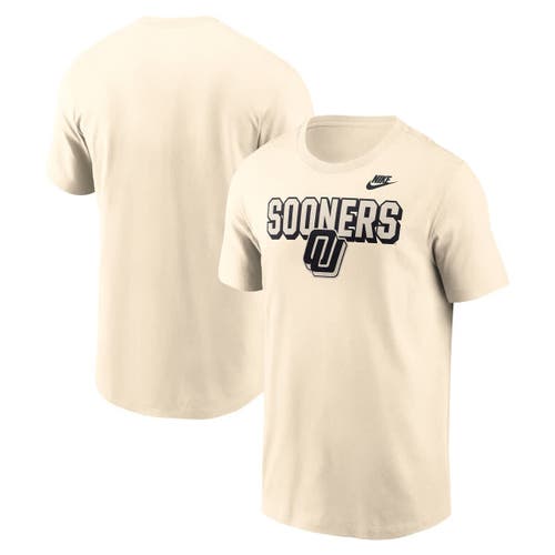 Nike Natural Oklahoma Sooners Bold Fashion T-shirt In Neutral