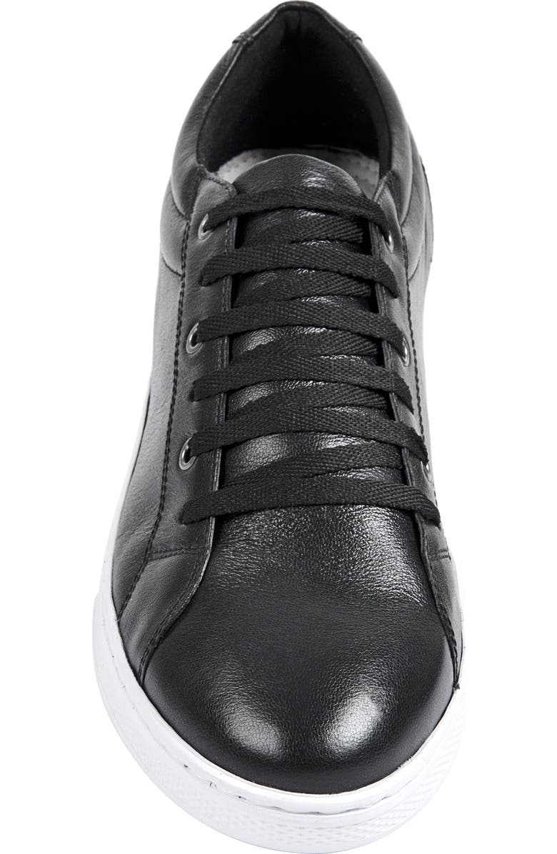 Sandro Moscoloni Leather Sneaker, Alternate, color, Black