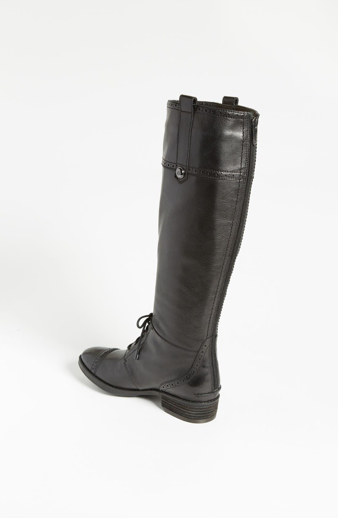 'Perron' Boot, Alternate, color, BLACK BASTO LEATHER