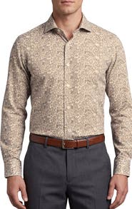 Tahari Paisley Cotton Dress Shirt