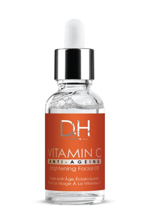 Vitamin C Brightening Oil Facial Oil 30ml for Acne & Blemishes, Large Pores