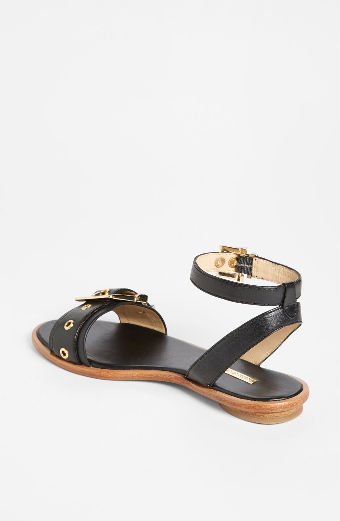 'Carrie' Sandal, Alternate, color, BLACK