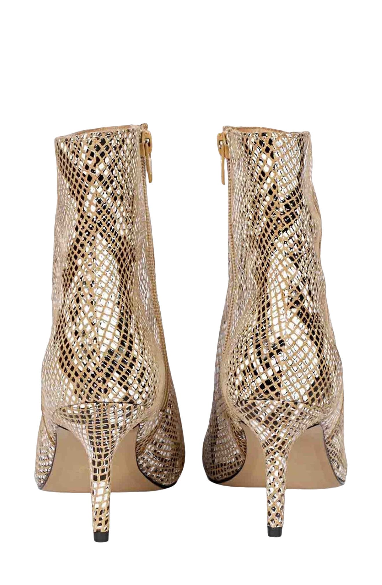 SAINT G Lottie Pointed Toe Bootie, Alternate, color, Beige