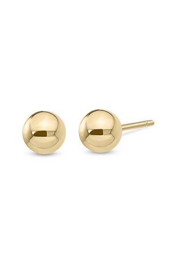 Bony Levy 14k Yellow Gold Ball Stud Earrings In Gold