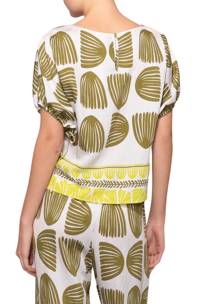 Dolman Sleeve Top, Alternate, color, CHARTREUSE/ WHITE SHELL