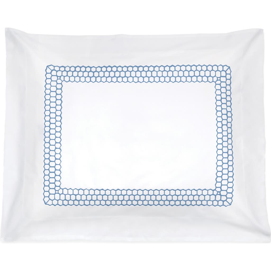 Matouk Liana Pillow Sham In White
