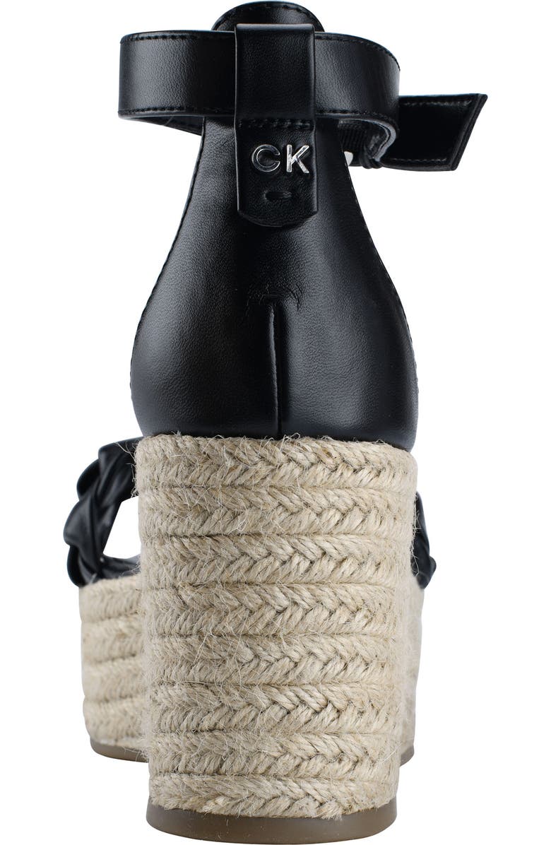 Calvin Klein Thea Espadrille Platform Wedge Sandal, Alternate, color,