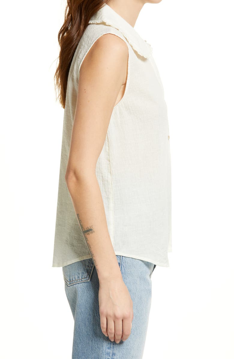 Treasure & Bond Sleeveless Button-Up Shirt, Alternate, color, 