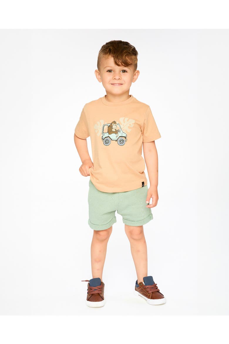 Organic Cotton Gorilla Short Sleeve T-Shirt, Alternate, color, Beige