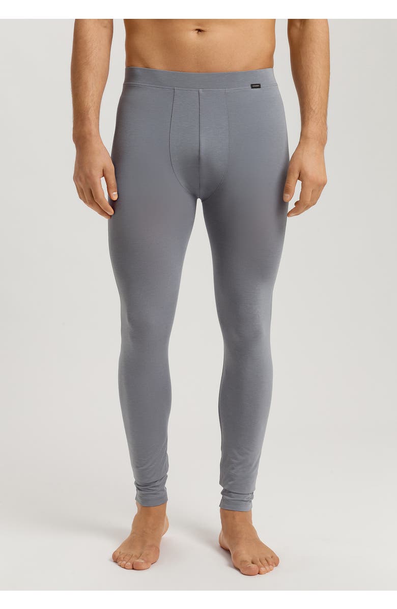 Hanro Natural Function Tencel And Cotton Leggings, Alternate, color, Cliff Grey