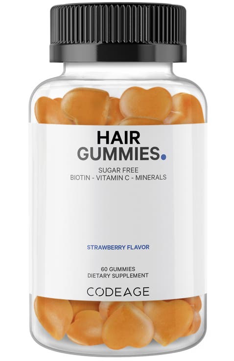 Hair Gummies Biotin Multivitamins Supplement