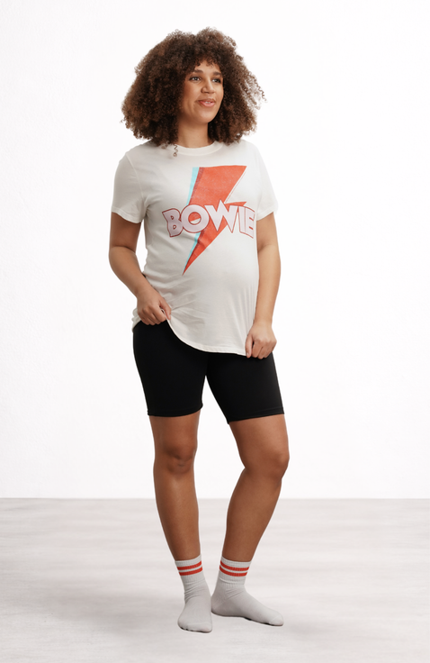 The Groove AC/DC Graphic Maternity Tee