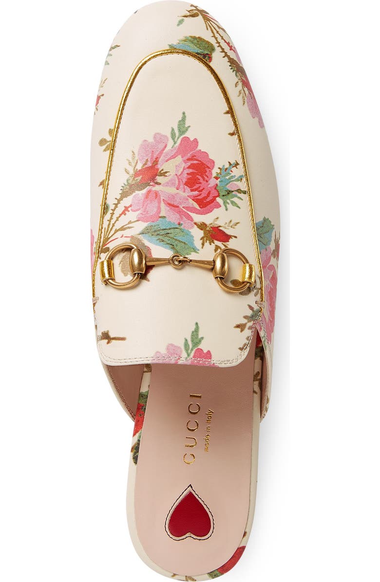 Gucci Princetown Floral Loafer Mule, Alternate, color,