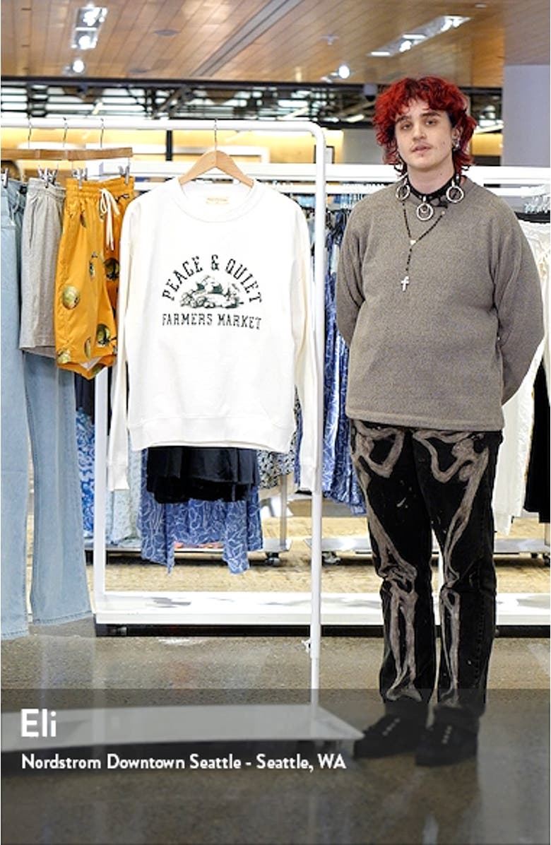 Farmers Market Crewneck Sweatshirt, sales video thumbnail