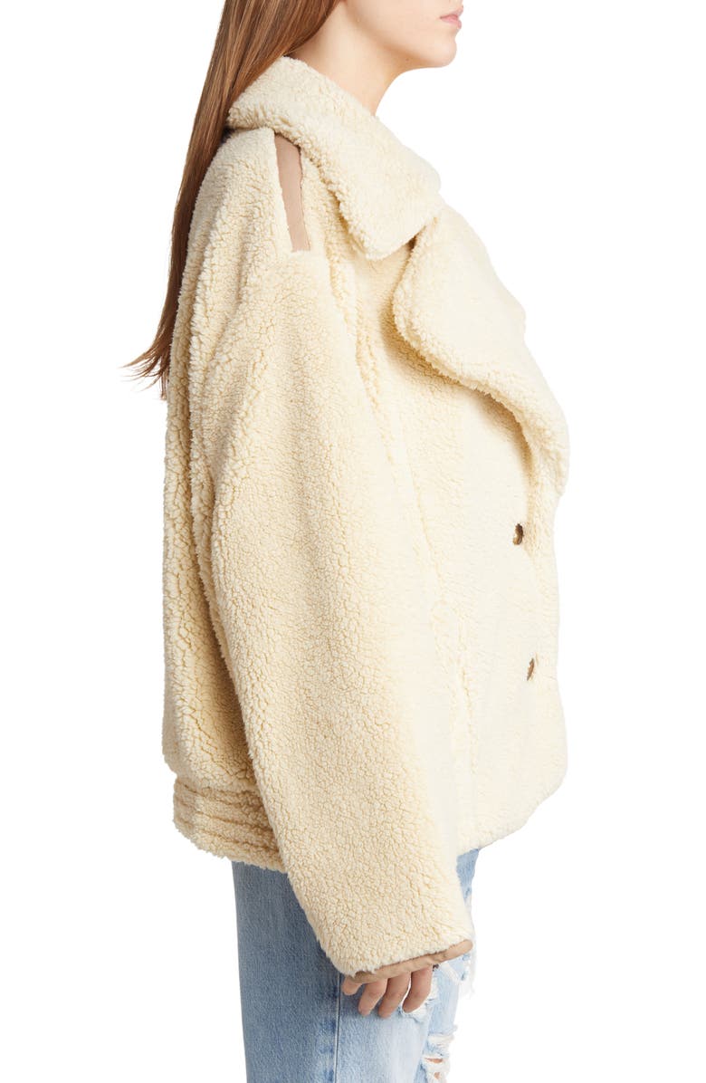 Free People Joplin Faux Fur Teddy Jacket, Alternate, color,