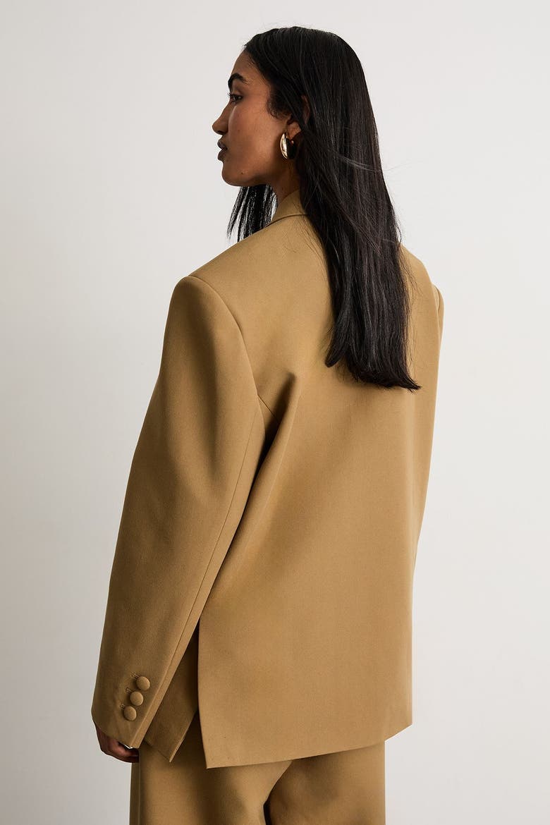 The Premium Oversized Tailored Blazer, Alternate, color, Beige
