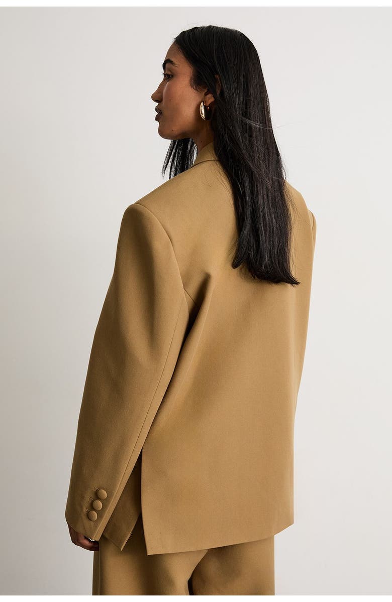 Warehouse The Premium Oversized Tailored Blazer, Alternate, color, Beige